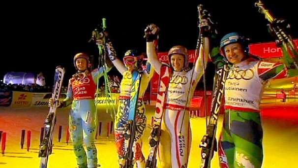 Zuzulova wins Munich parallel slalom