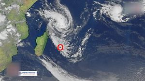 Tropical storm Dumile hits Reunion