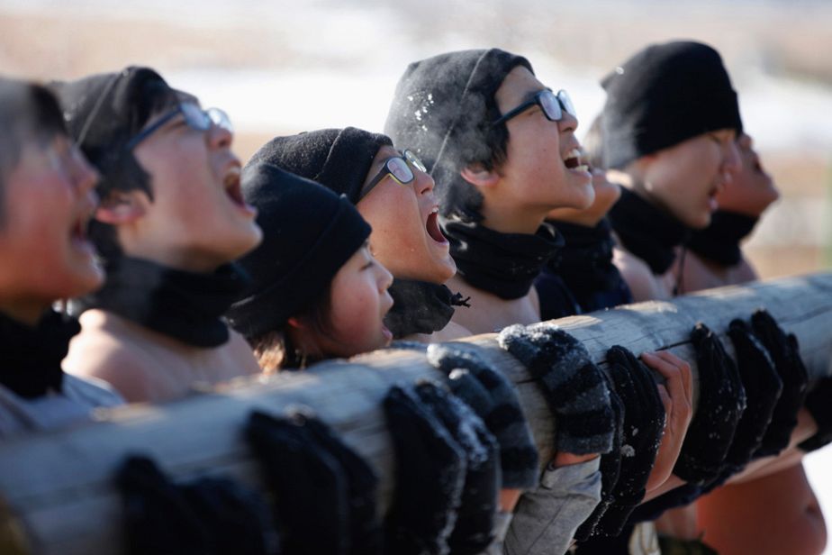 Military training for South Korean teenagers Military training for South Korean teenagers