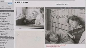 Unpublished photo of Princess Diana up for auction