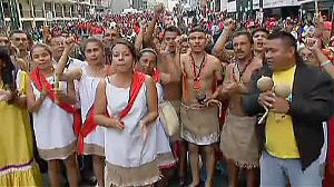 Chavez supporters rally in Caracas without the main man