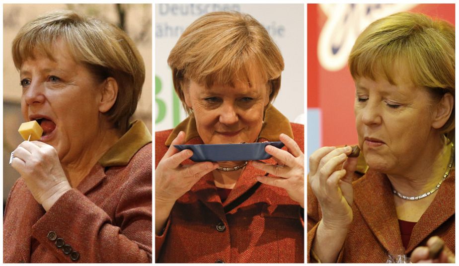 Merkel's munchies Merkel's munchies