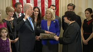 US Vice President Joe Biden sworn in to office