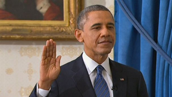 Barack Obama sworn in for second term