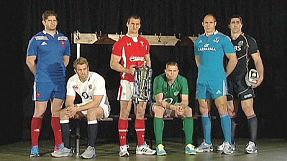 Rugby captains attend Six Nations launch : Rugby captains attend Six Nations launch