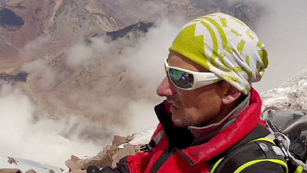 Record tumbles in climb to the top of Argentine mountain