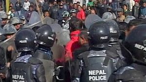 Protestors in Nepal try to block Prime Minister