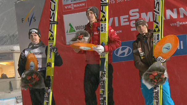 Gregor Schlierenzauer wins ski flying event in Norway