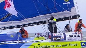 sport: Vendée Globe: Gabart gewinnt härteste Segelregatta der Welt
