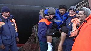 Rescue operation plucks 15 to safety in Sea of Japan