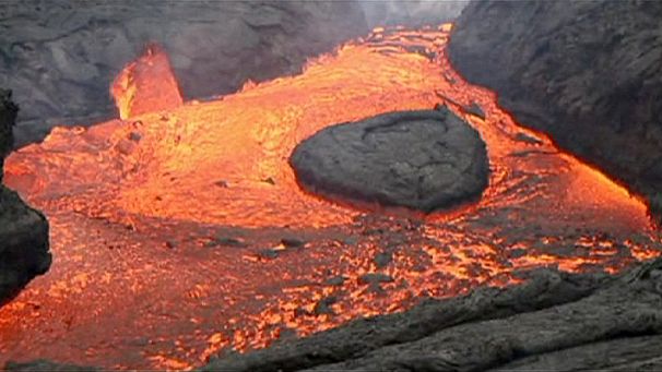 Plosky Tolbachik volcano erupts in Russia