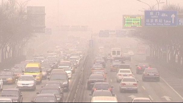 China on red alert over pollution