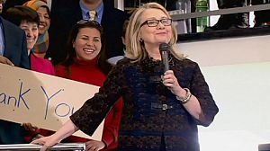 Clinton says world is a safer place in farewell speech