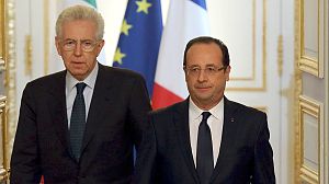 French and Italian heads of state meet in Paris