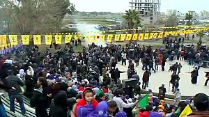 Protesters and police clash at rally in Turkey