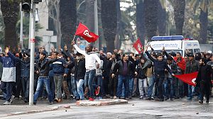Protests follow Tunisian opposition assassination