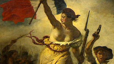 Famed Delacroix defaced at Louvre-Lens Famed Delacroix defaced at Louvre-Lens