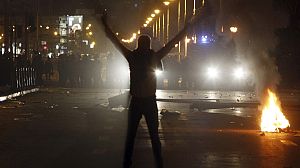 Protests turn violent in Egypt
