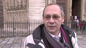 Church-goers wish Pope well