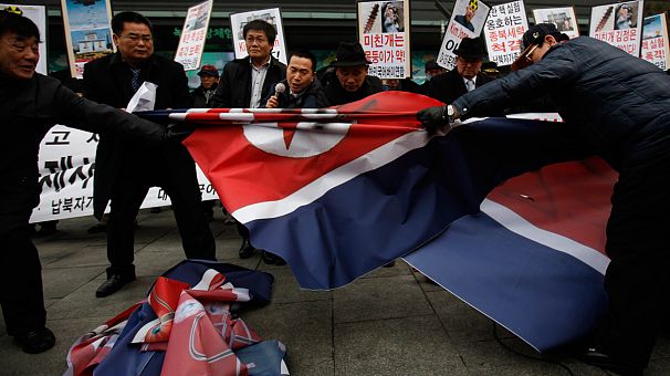 South Korean protesters call for North Korea to be ‘punished’
