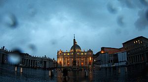 Stormy skies over the Vatican