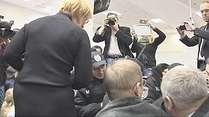 Fiery scenes as Tymoshenko contract killing trial begins