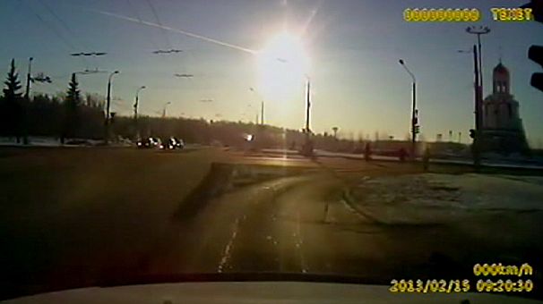 Central Russia meteor captured on camera