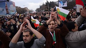 Weekend of rage in Bulgaria as tens of thousands protest electricity prices