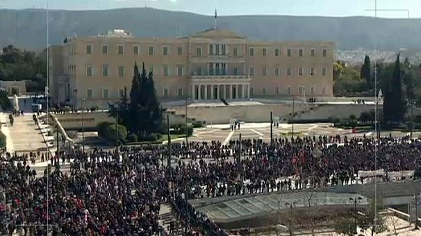 Another austerity strike paralyses Greece