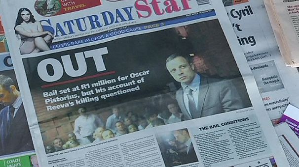 Pistorius begins life on bail at uncle’s Pretoria mansion