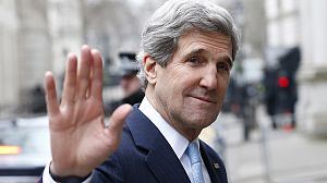 First stop London for new US Secretary of State John Kerry