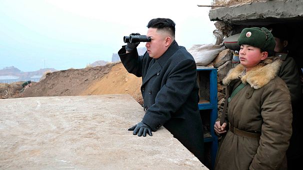 North Korea’s Kim Jong-un on the frontline