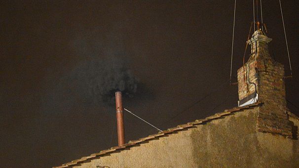 Black smoke summary on first day of papal conclave