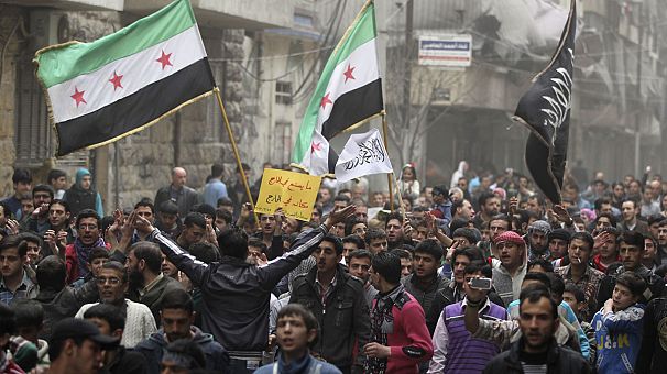Funeral held for slain Syrian cleric