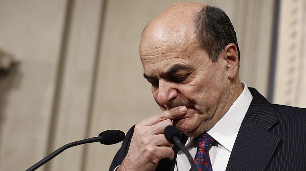 Bersani admits he can’t form new Italian government