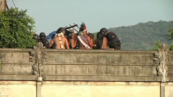 Brazil evicts indigenous people close to World Cup venue