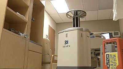 Cleaner robots blast hospital bugs Cleaner robots blast hospital bugs