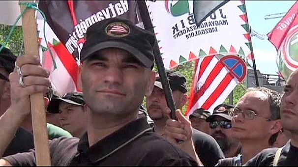 Jobbik leads anti-Jewish rally in Budapest on eve of World Jewish Congress