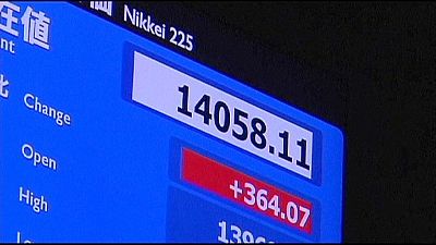 Nikkei breaks 14,000 barrier for first time in 5 years Nikkei breaks 14,000 barrier for first time in 5 years