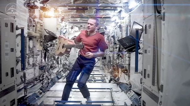 ISS musical farewell