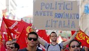 Rome protesters call on Letta government to boost jobs in Italy