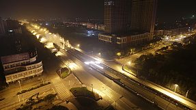 Espectacular desmantelamiento de un viaducto en China