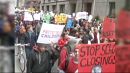 world news: Chicago protest against school closures