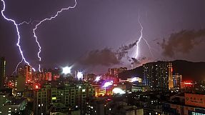 Fortes pluies dans le sud de la Chine