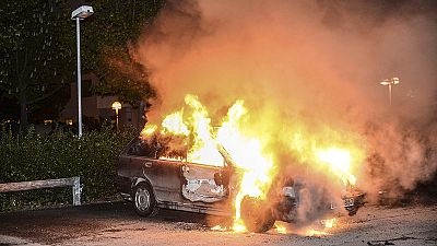 Stockholm ablaze with youth anger Stockholm ablaze with youth anger