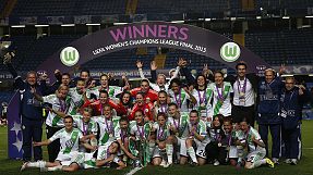 Wolfsburg win women’s Champions League : Wolfsburg win women’s Champions League