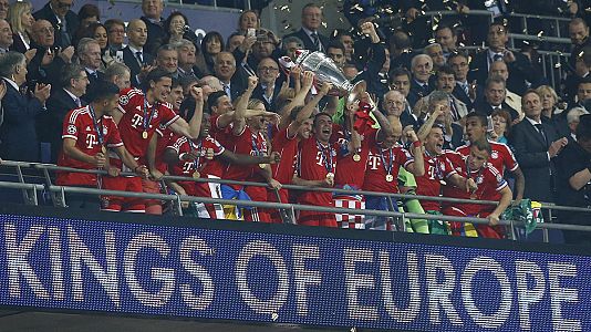 Bayern Munich win fifth European Cup beating Dortmund 2-1 Bayern Munich win fifth European Cup beating Dortmund 2-1