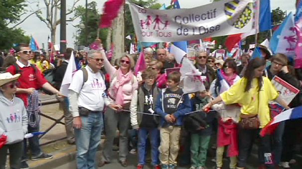 Wieder Proteste gegen die Homo-Ehe in Paris