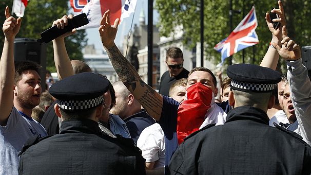 Anti-Muslim protests over murdered British soldier