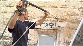 Graffiti anti-cristiani in chiesa di Gerusalemme